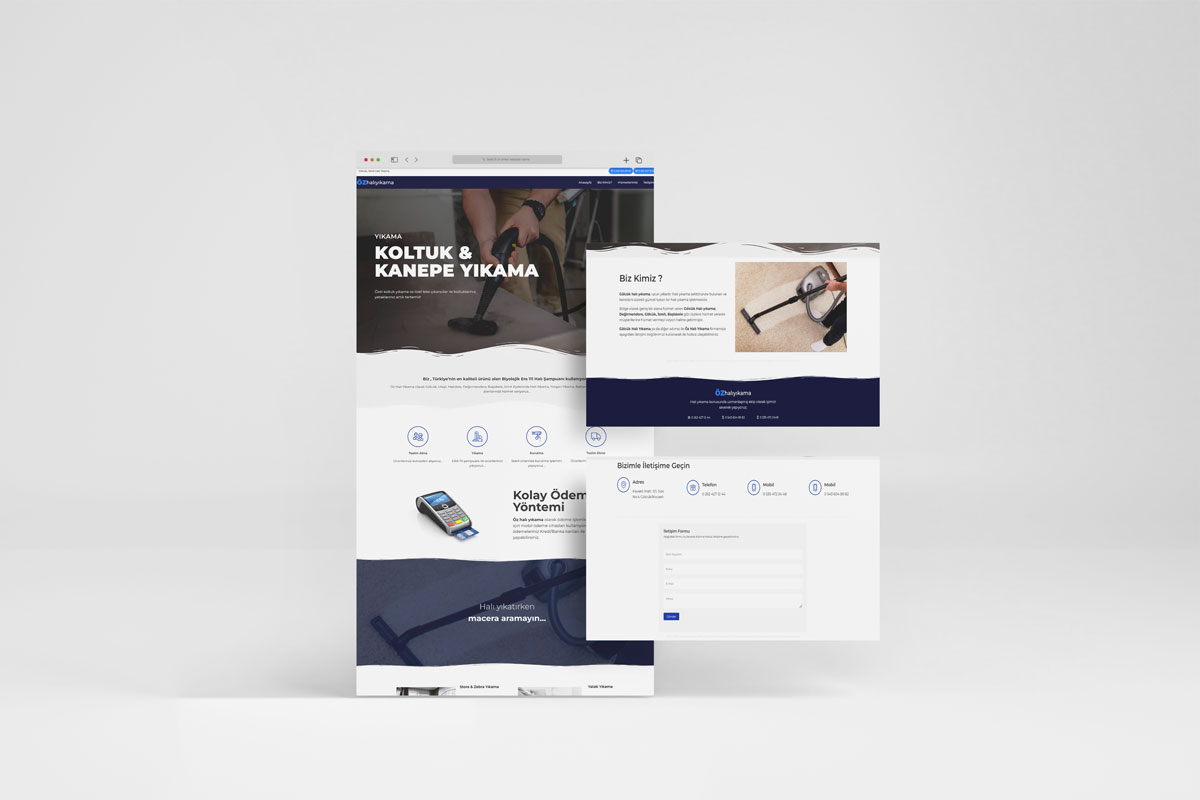 Öz & Melisa Halı Yıkama: Web Sitesi Tasarımıyla Hizmette Fark Yaratın